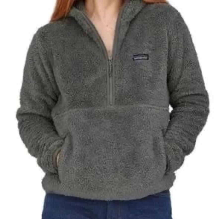 Patagonia Woman’s Charcoal Zip-Up Fleece Sweater
